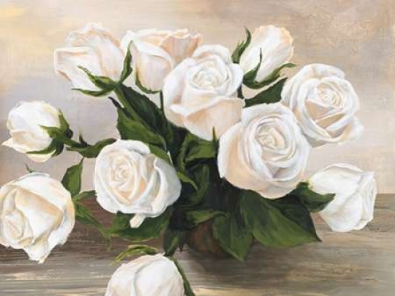 Vaso di rose Poster Print by Silvia Mei - Item # VARPDX3SM1688